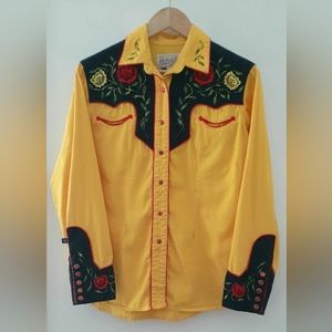 Vintage Tru-West Rockmount Ranch Wear Women's Size Large